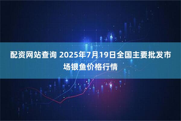 配资网站查询 2025年7月19日全国主要批发市场银鱼价格行情