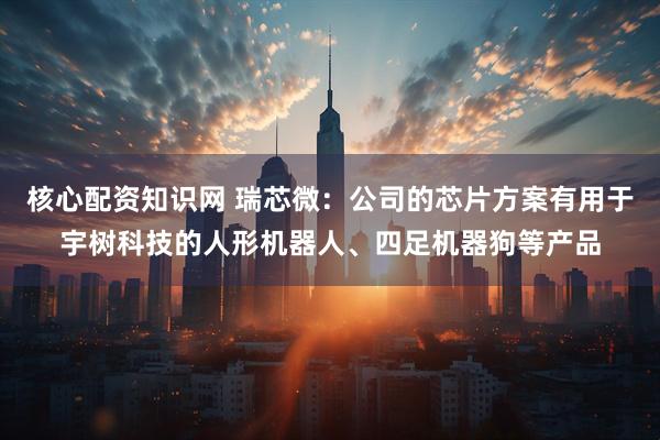 核心配资知识网 瑞芯微：公司的芯片方案有用于宇树科技的人形机器人、四足机器狗等产品