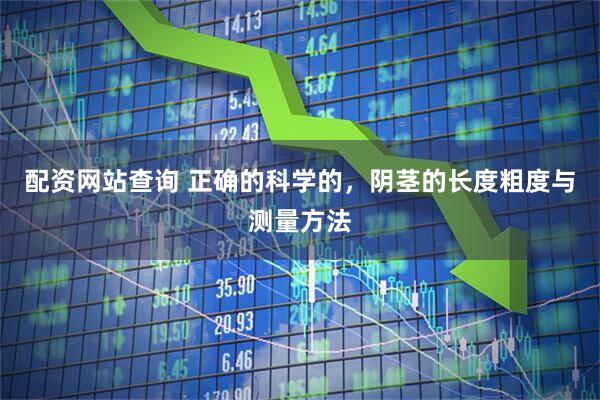 配资网站查询 正确的科学的，阴茎的长度粗度与测量方法