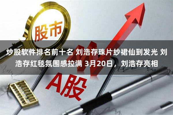炒股软件排名前十名 刘浩存珠片纱裙仙到发光 刘浩存红毯氛围感拉满 3月20日，刘浩存亮相